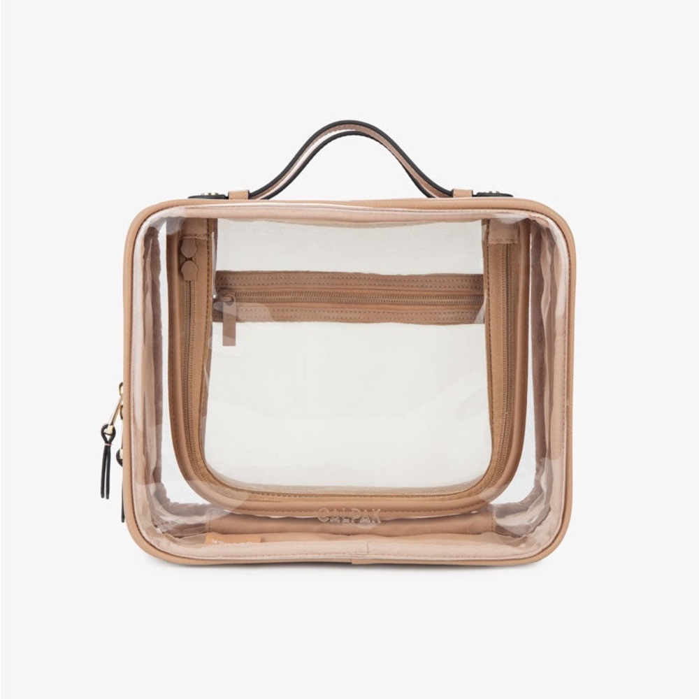 Calpak Large Clear Cosmetics Case